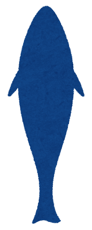 上から見た魚のシルエットのイラスト かわいいフリー素材集 いらすとや 上から見た魚のシルエットのイラスト かわいいフリー素材集 いらすとや
