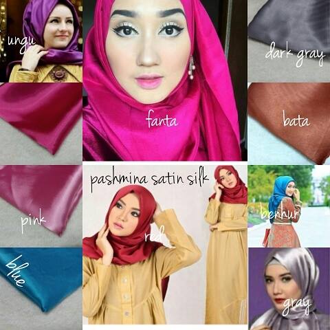 Cara Hijab Bahan Licin