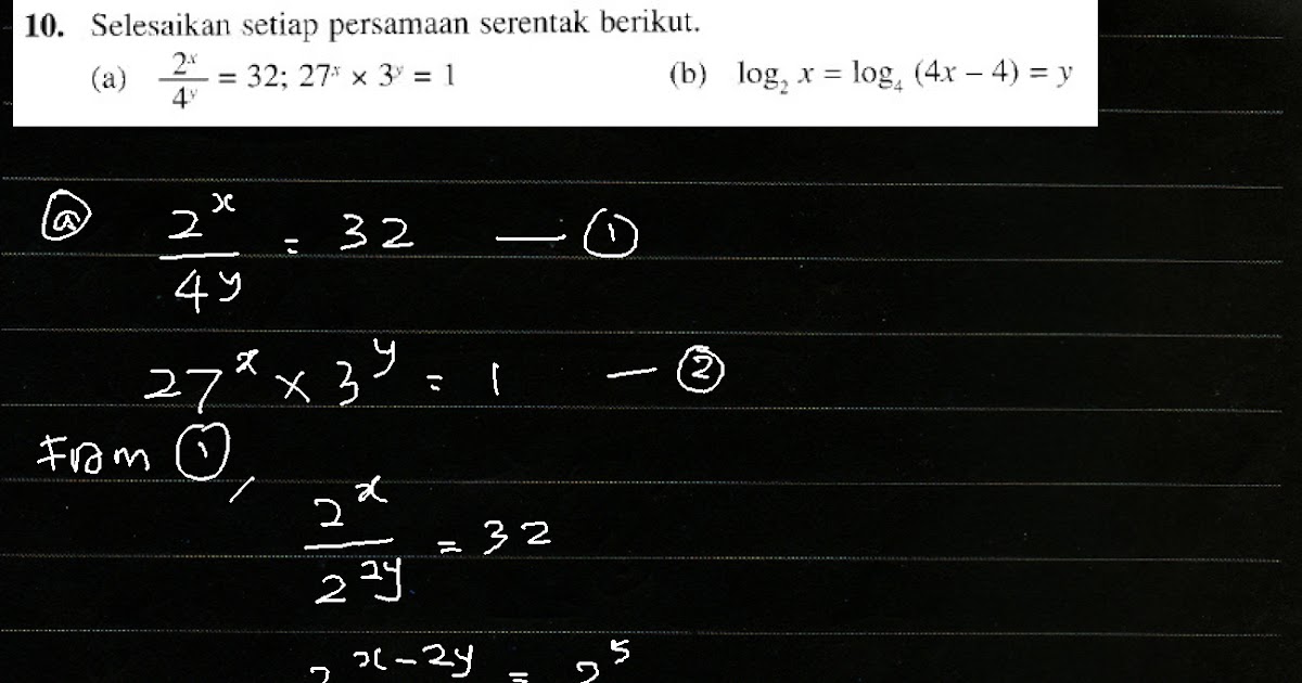 Soalan Matematik F4 - Spooky 0