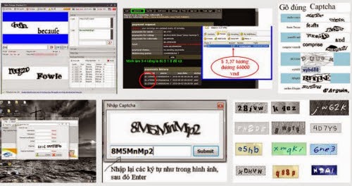Cảnh Báo Kiếm tiền trên mạng : Gõ captcha kiếm tiền triệu: Lừa dảo?