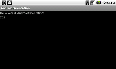 OrientationEventListener(方向事件監聽器)