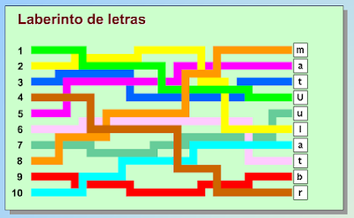 Resultado de imagen de LABERINTO DE LETRAS GENMAGIC