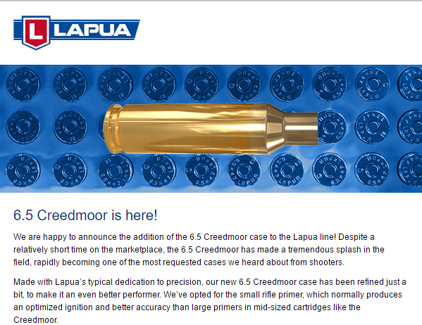 Lapua 6.5 Creedmoor Brass- The Best Round for Long Range Competition?