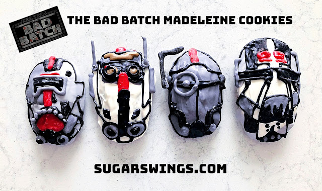 Star Wars Bad Batch madeleine cookies