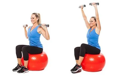 Stability Ball Workout For Strong Core Abs & Legs