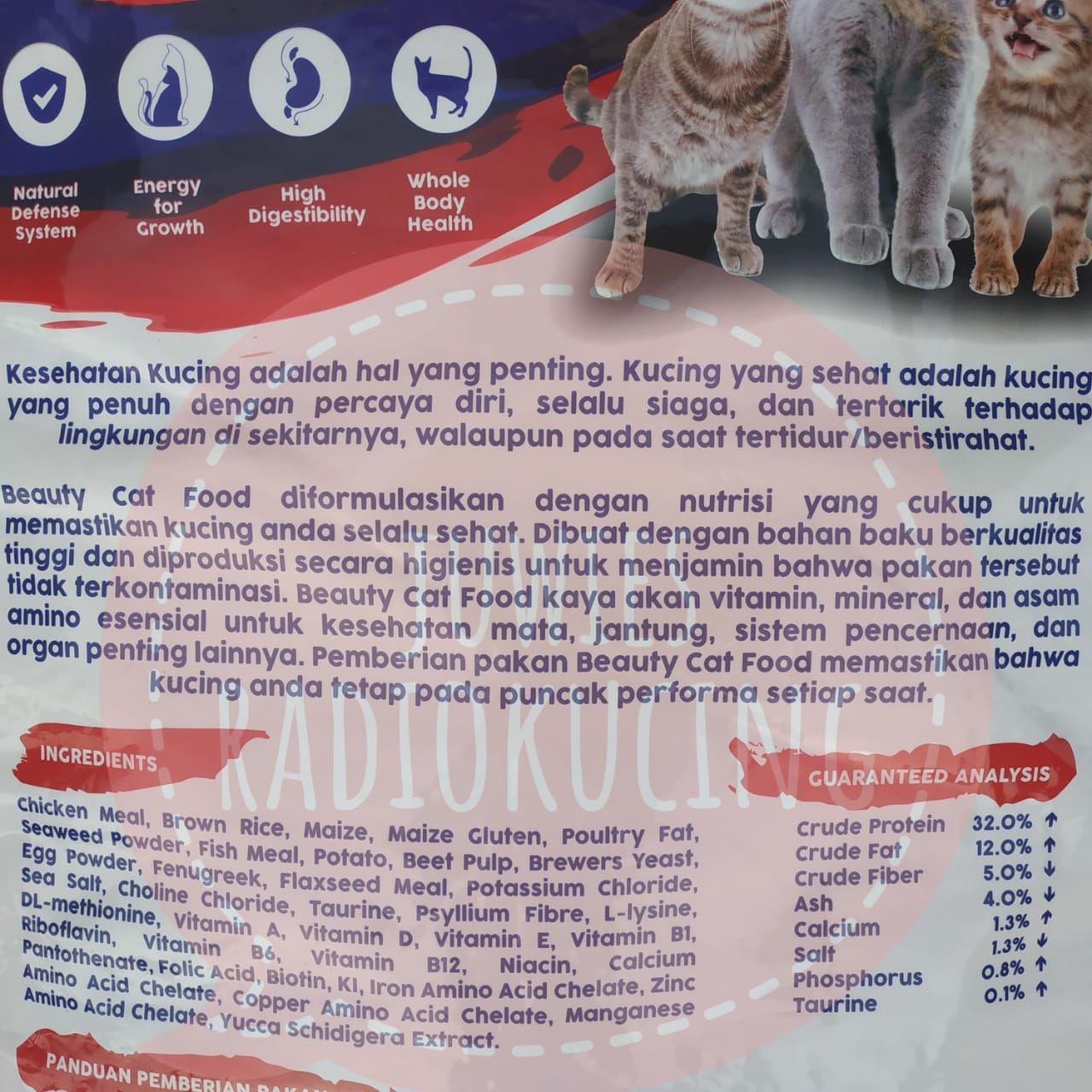 Review Makanan Kucing Beauty Cat Food Premiu. Produk lokal, kibble 