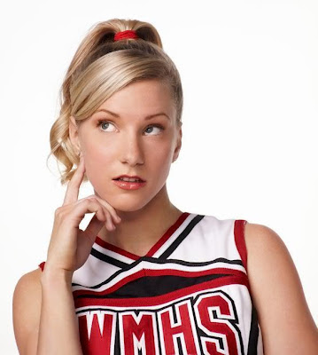 Foto da atriz Heather Morris a Brittany do Glee