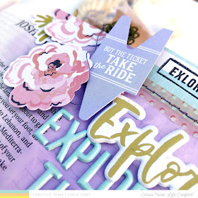 Explore the Word Bible Journaling Page using Citrus Twist Kits May 2019 Bundle - Lydia Cost