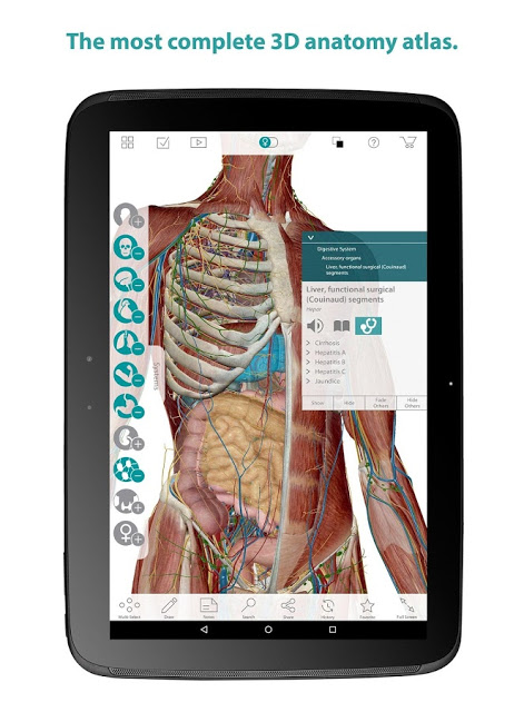 (Android) Atlas Giải phẫu Người 3D