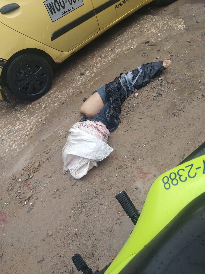 En Barranquilla un hombre descendió de un vehículo y arrojó partes humanas