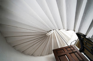 Section of the main spiral staircase (not the narrow one).