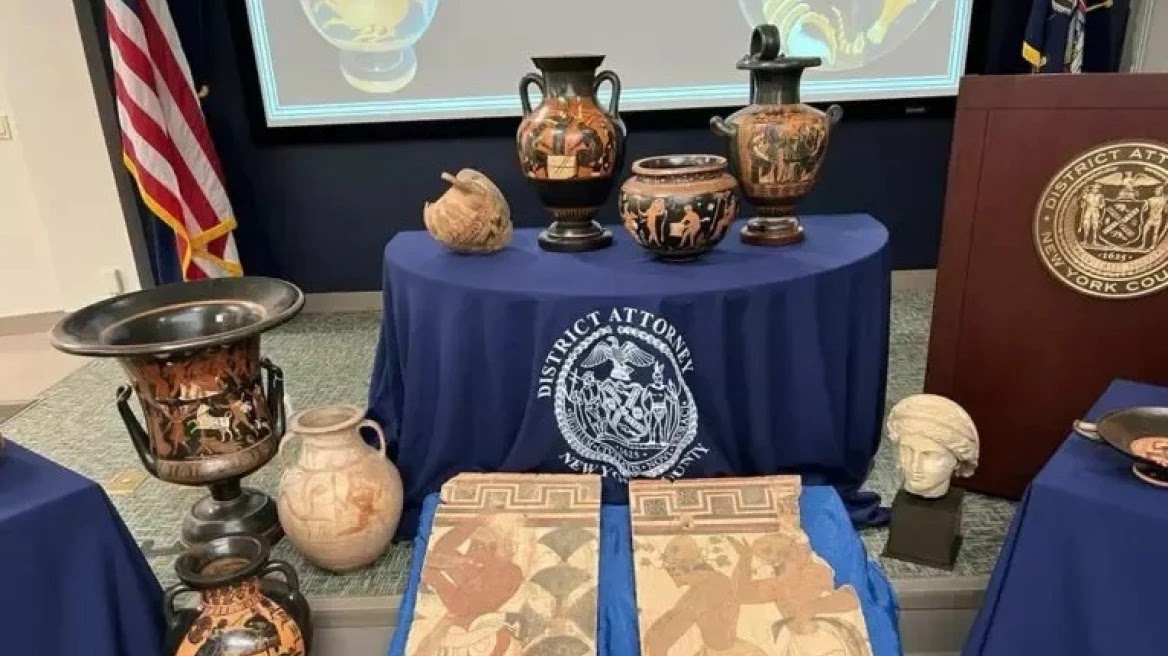Ιταλία: Το υπουργείο Πολιτισμού ανακοίνωσε την επιστροφή 266 κλεμμένων αρχαιοτήτων από τις ΗΠΑ