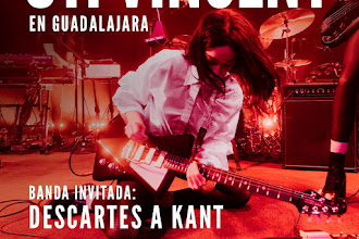 Descartes a Kant llega hoy junto a St. Vincent al C4 Concert House! - Guadalajara