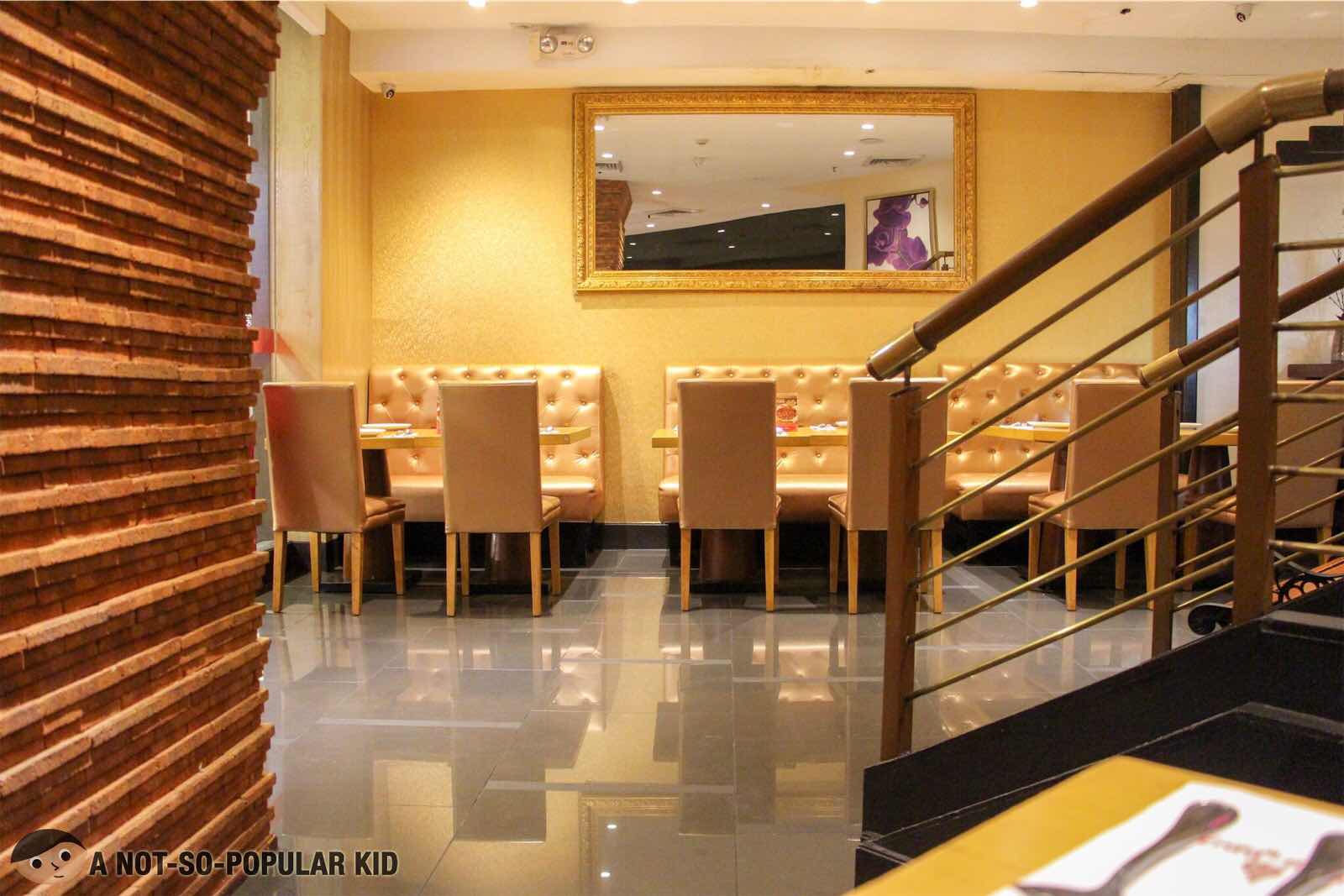 Interior of Thai BBQ in Glorietta, Makati