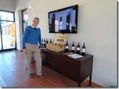 Poliziano Wine Tour, Montepulciano, Italy - Edward with the wine selections