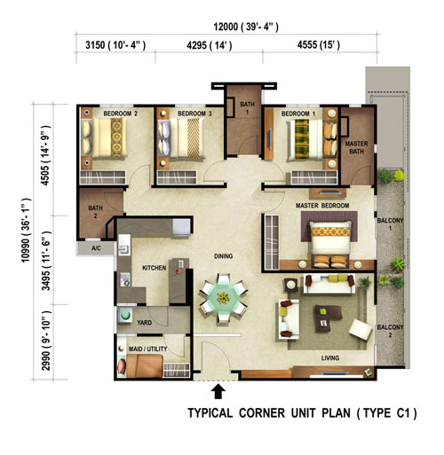 Apartment Floor Plans For Sale