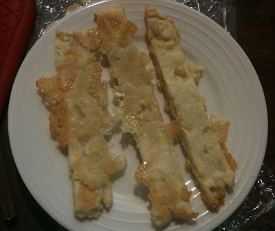 gluten free cheese straws experiment