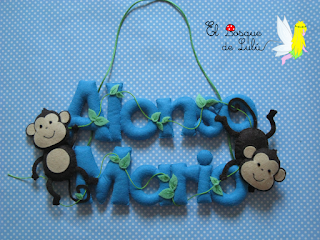 nombre-fieltro-decoración-infantil-Alonso-Mario-elbosquedelulu-hechoamanoparati-felt-name-banner-feltro