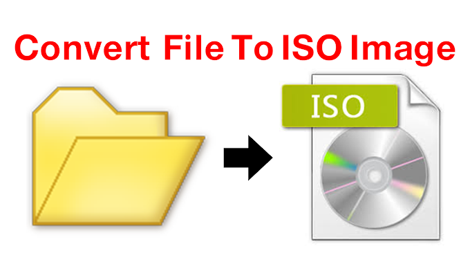How To Convert file to iso image