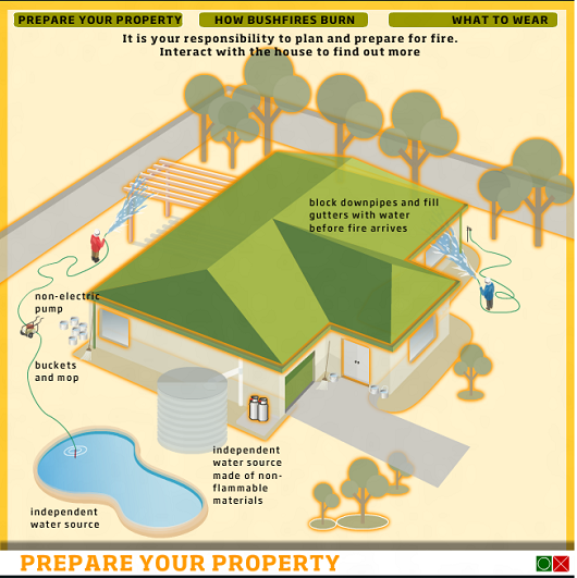  Digital Australia : Bushfires Survival Guide Animation Infographics