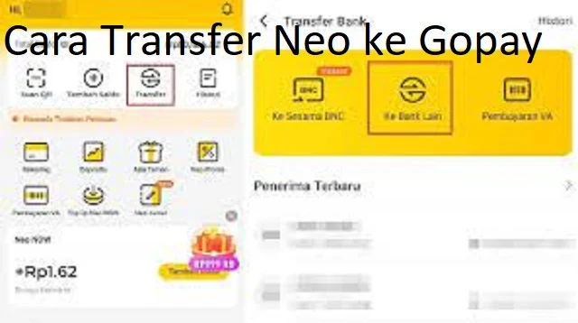 Cara Transfer Neo ke Gopay