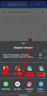 Cara Membuat Barcode Google Maps Lewat Android  Dengan Aplikasi