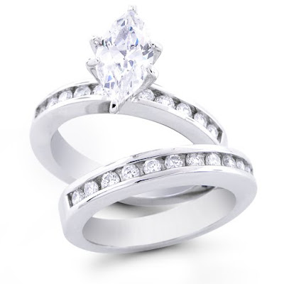 Diamond Wedding Rings Diamond Wedding Ring SetWhite Gold