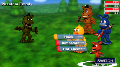 Phantom Freddy, a recruitable character in FNAF World.