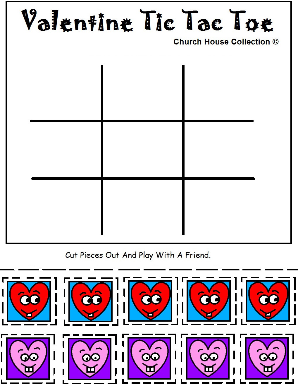 Download Church House Collection Blog: Printable Valentine Tic Tac Toe Game