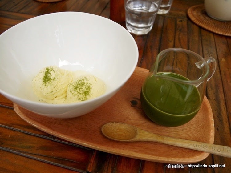 杏桃鬆餅屋-漂浮抹茶