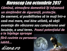 Horoscop octombrie 2017 Leu