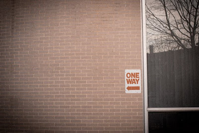 one way sign, NW Washington DC