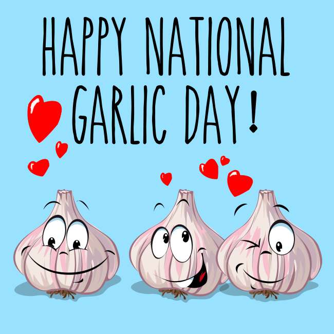 National Garlic Day Wishes For Facebook
