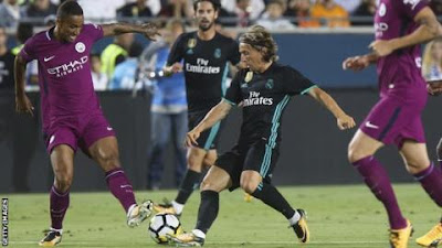 Manchester City thrash Real Madrid 4-1 in Los Angeles as Danilo makes debut