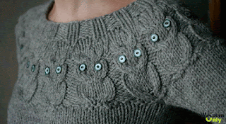 Женский-свитер-Совы-нежные-2 спицы