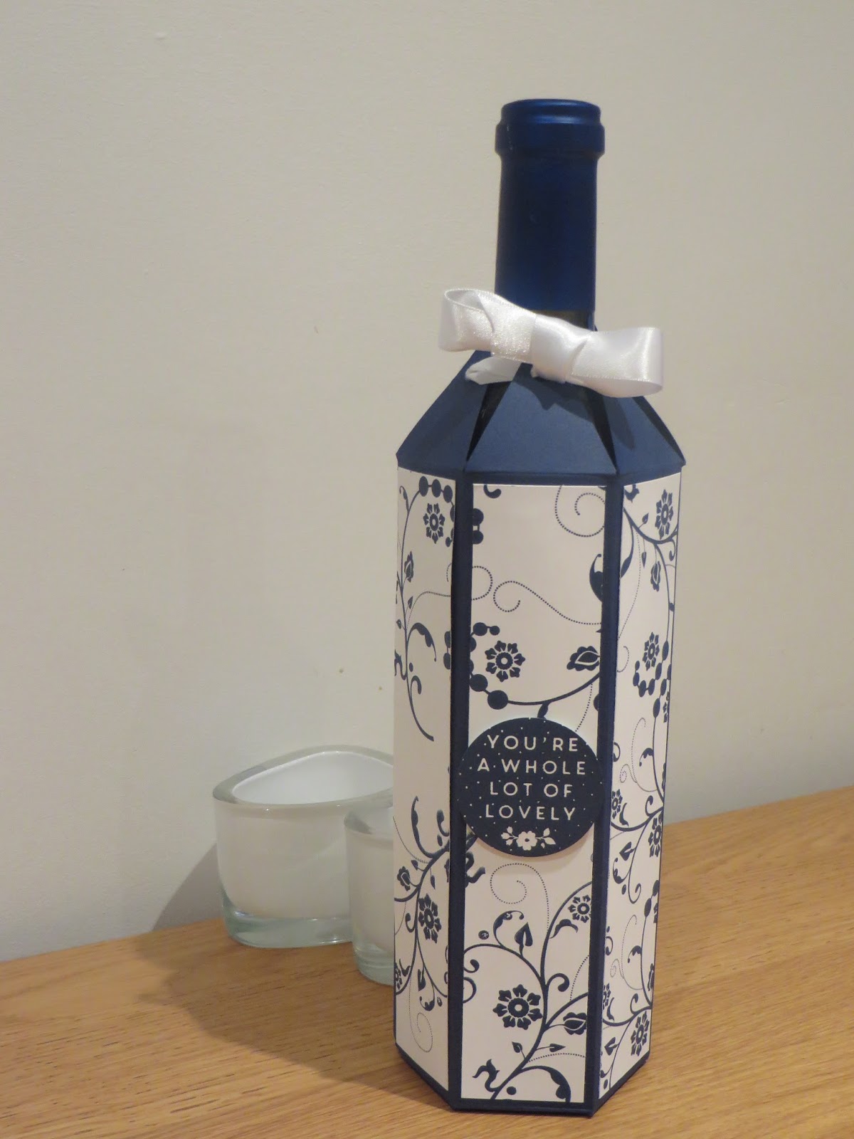 Download CraftyCarolineCreates: Wine Bottle Gift Box Tutorial ...