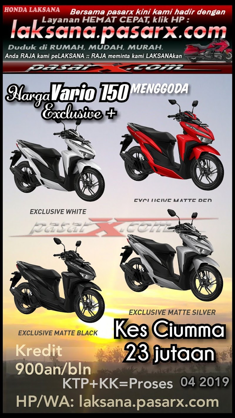 Harga Motor Vario 150 Di Dealer Pekalongan, Yang Populer!