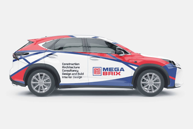 Car Vehicle Graphics Branding Mockup Idea Mega Brix