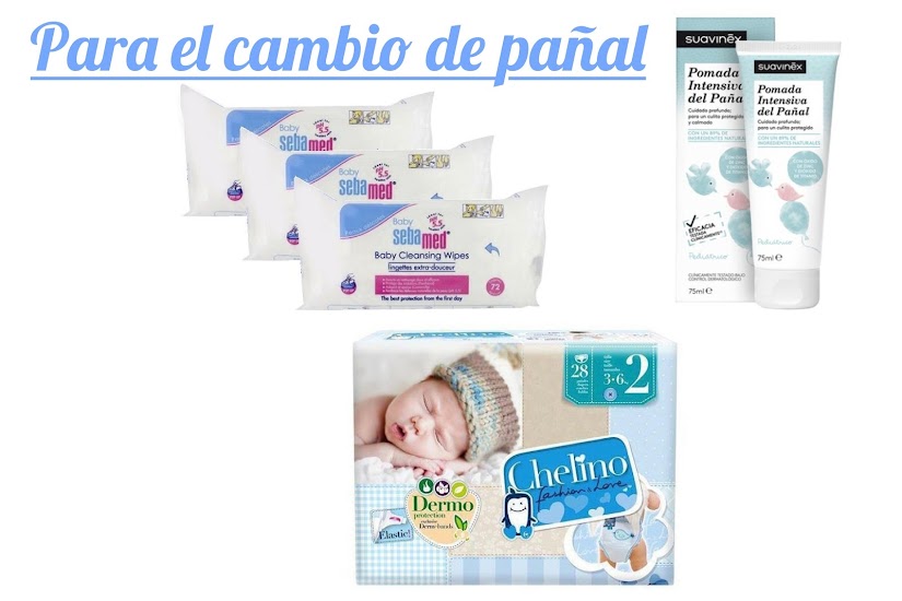 Productos para el cambio de pañal