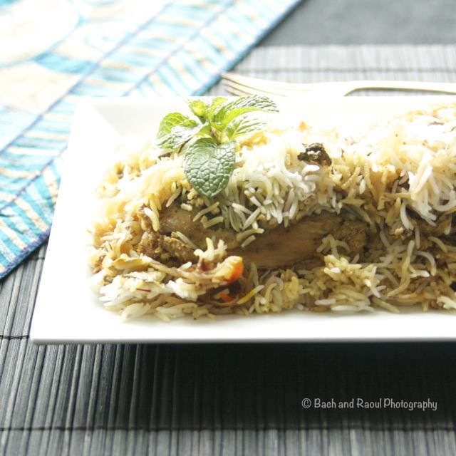 Hyderabadi Chicken Dum Biryani