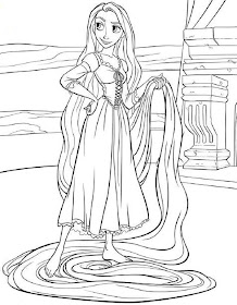  Tangled Coloring Pages Free 