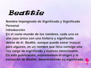 significado del nombre Beattie