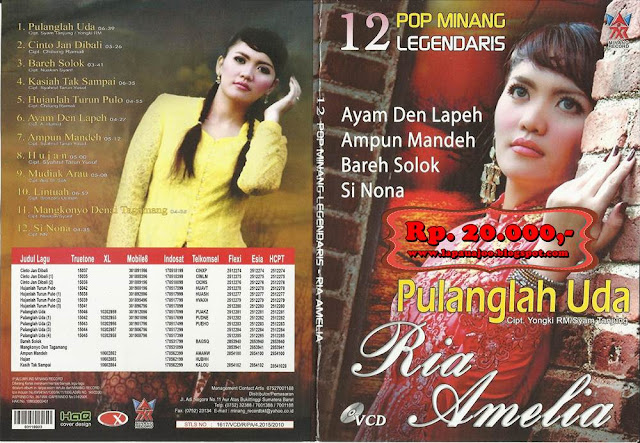 Ria Amelia - Pulanglah Uda (Album 12 Pop Minang Legendaris)