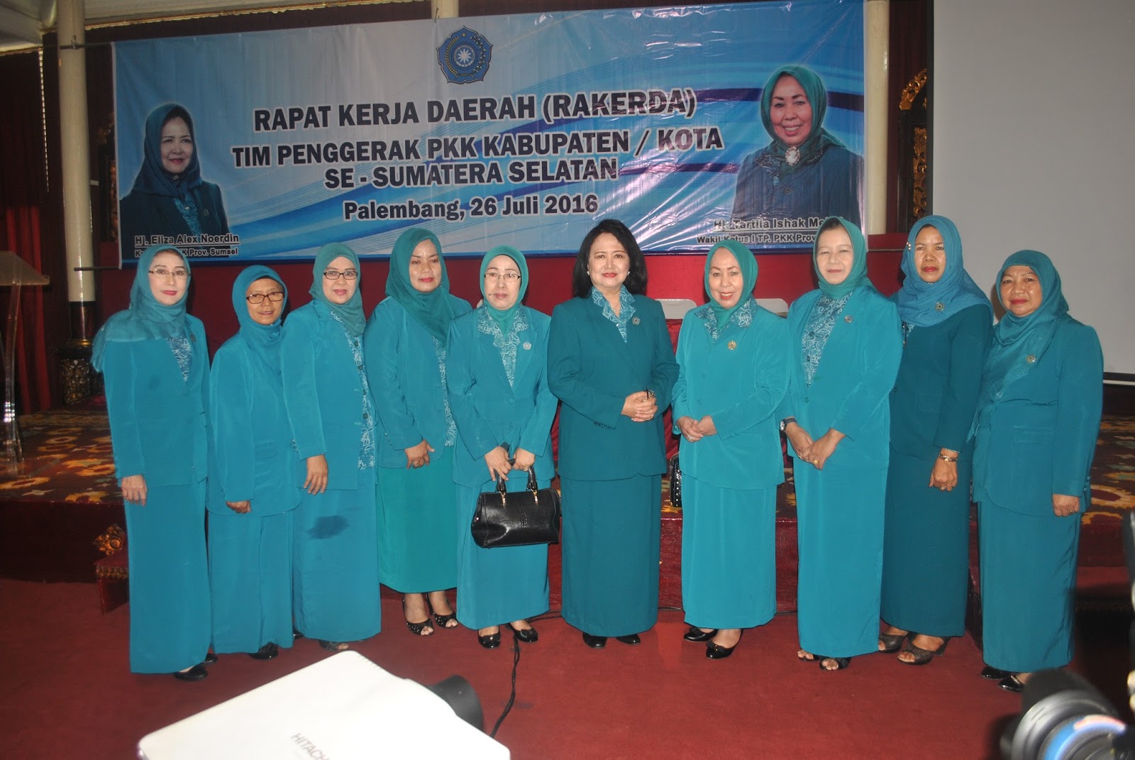 Rapat Kerja Daerah Rakerdah Tim Penggerak Pkk Kabupatenkota Se Sumatera Selatan Tanggal