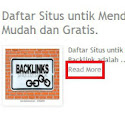 Cara Menciptakan Auto Read More Thumbnail Ringan Dan Anti Jquery