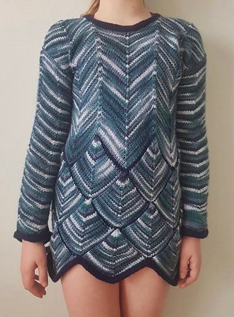 crochet pulover pattern