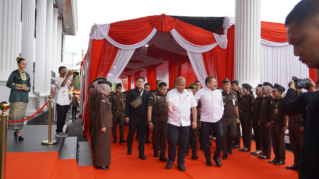 Resmikan Kantor Kejari PALI. Kejagung RI Apresiasi Pemerintah Daerah