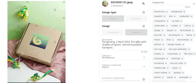 Cara Upload Foto, Isi Deskripsi dan Keyword di Shutterstock
