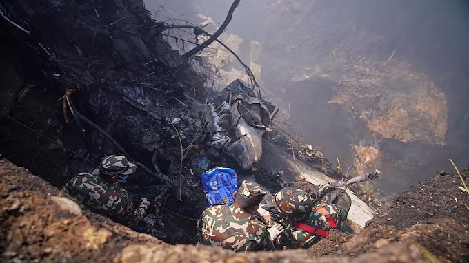 नेपाल में विमान हादसा, 68 की मौत:लैंडिंग से 10 सेकेंड पहले पहाड़ी से टकराया, आग लगी;