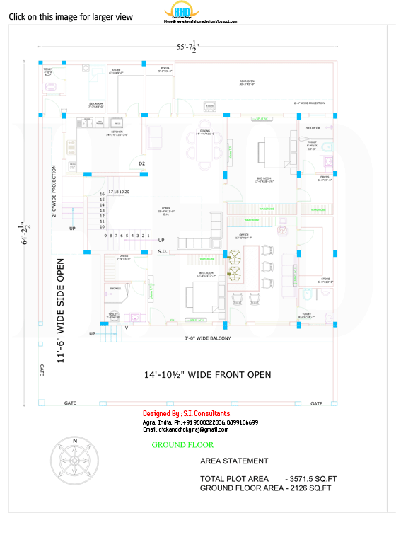 Ground floor plan Ground floor plan